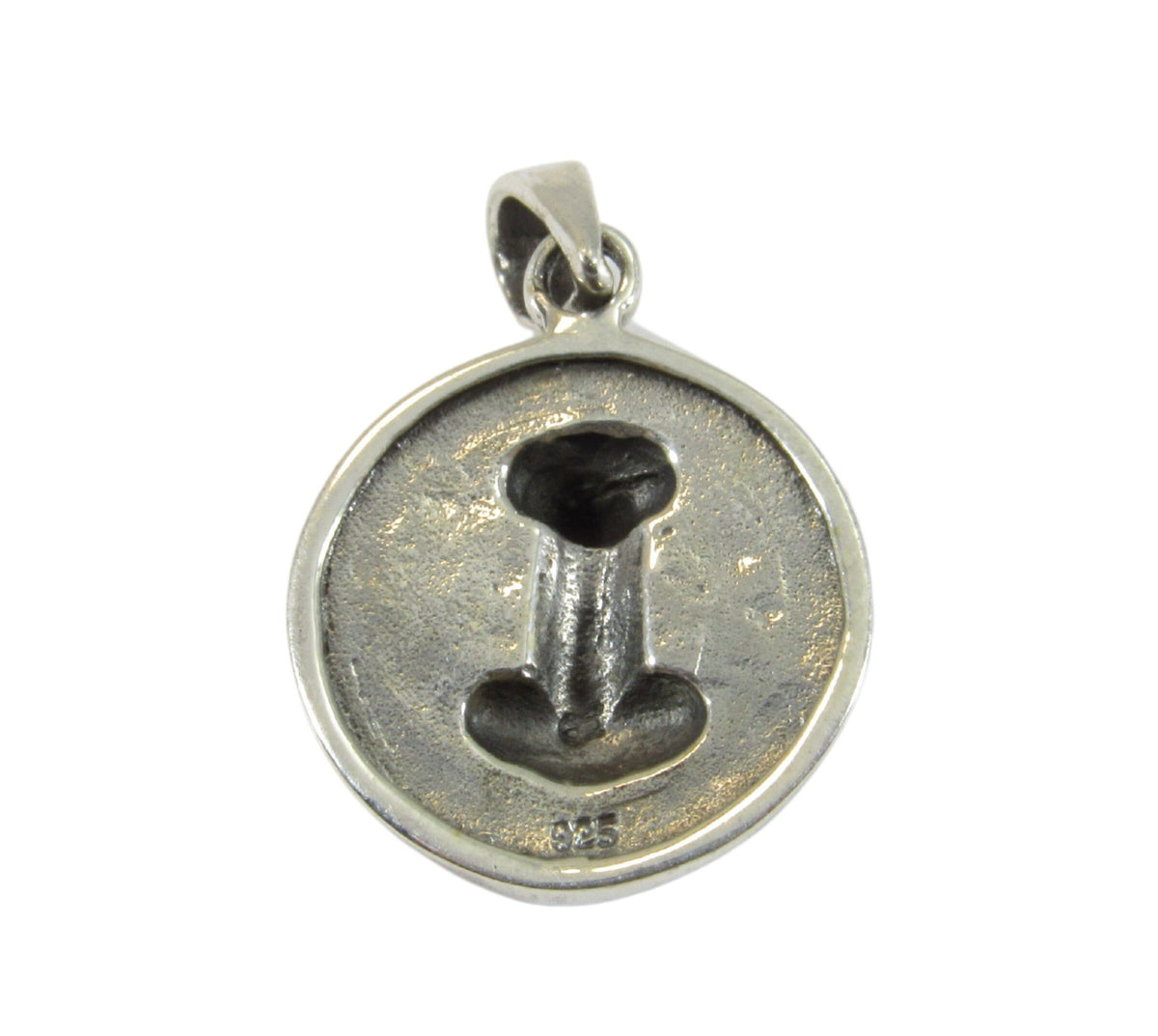 Solid 925 Sterling Silver Viking Thor's Hammer Pendant, Rune Symbols Necklace Charm, Norse Jewelry