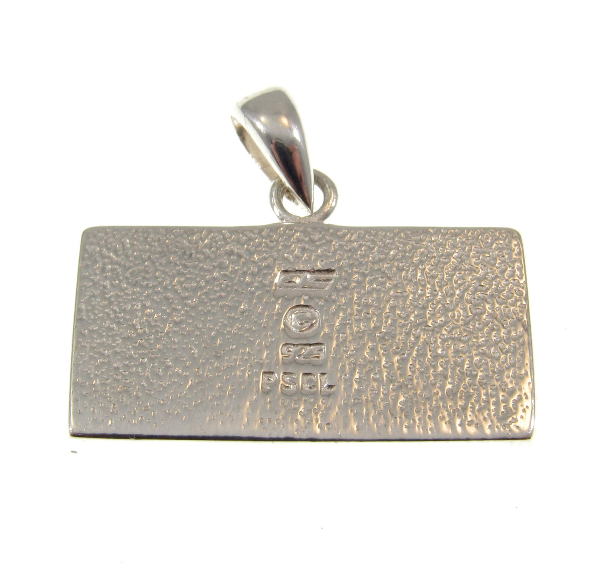 The diver down scuba diver flag pendant is quality stamped 925 for purity and signed by the maker Peter Stone
