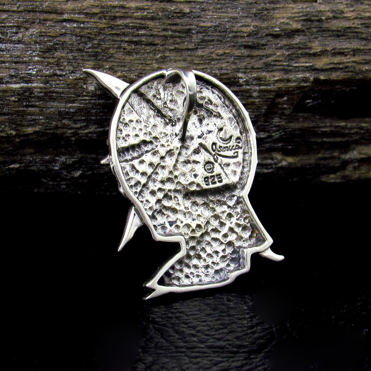 Solid 925 Sterling Silver Fairy Moon Child Pendant – Celtic Crescent Moon Faerie Goddess Amulet