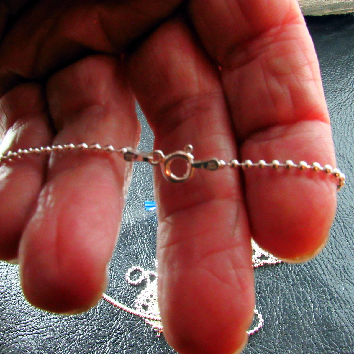 Lot of (5) 30" Inch Ball / Bead Chain Necklaces, 1.8MM, Wholesale Chains 34 Grams