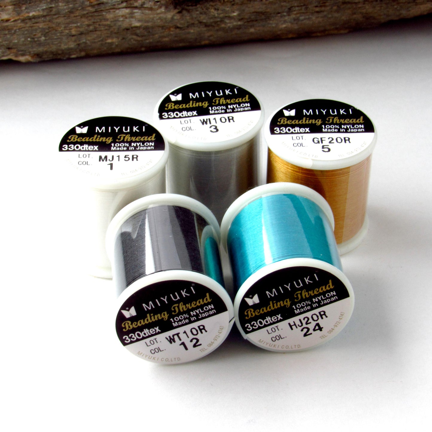Starter Pack Miyuki Beading Thread 50m Nylon Cord Kit for Delicas Bead Weaving