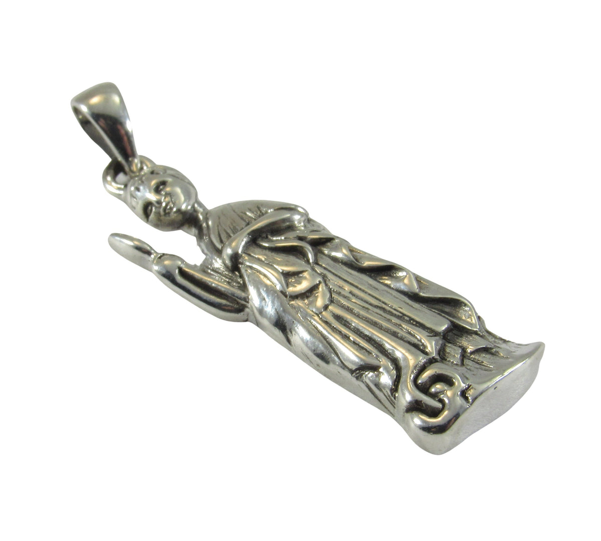 Solid 925 Sterling Silver Roman Goddess Minerva Pendant, Greek Goddess Athena Pendant, Handcrafted Ancient Mythology Jewelry