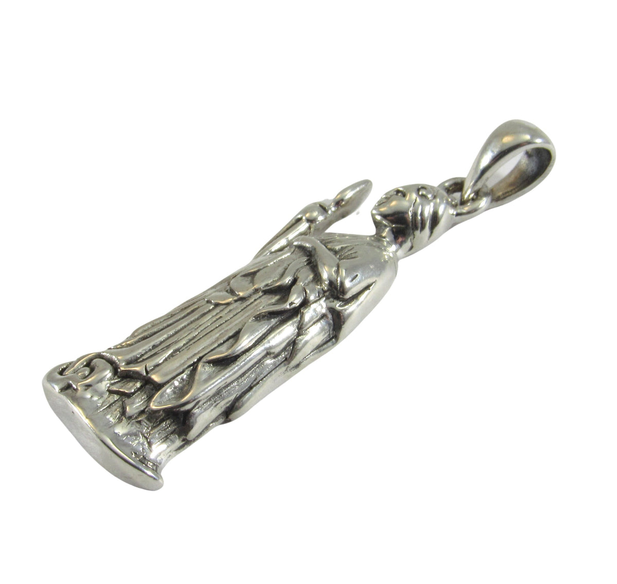 Solid 925 Sterling Silver Roman Goddess Minerva Pendant, Greek Goddess Athena Pendant, Handcrafted Ancient Mythology Jewelry