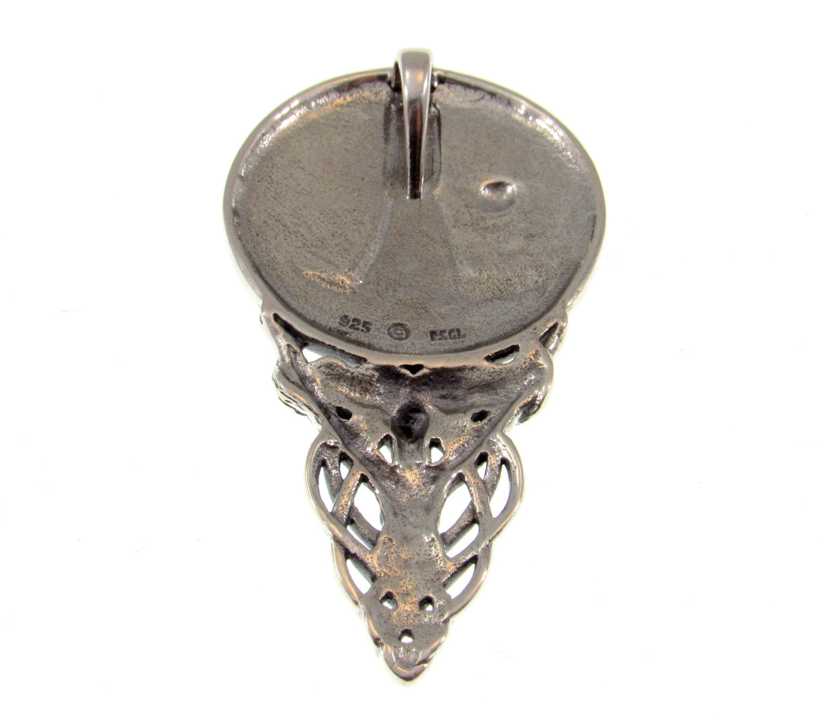 Solid 925 Sterling Silver Goddess Sun Moon & Stars Pagan Amulet, Gothic Celestial Jewelry