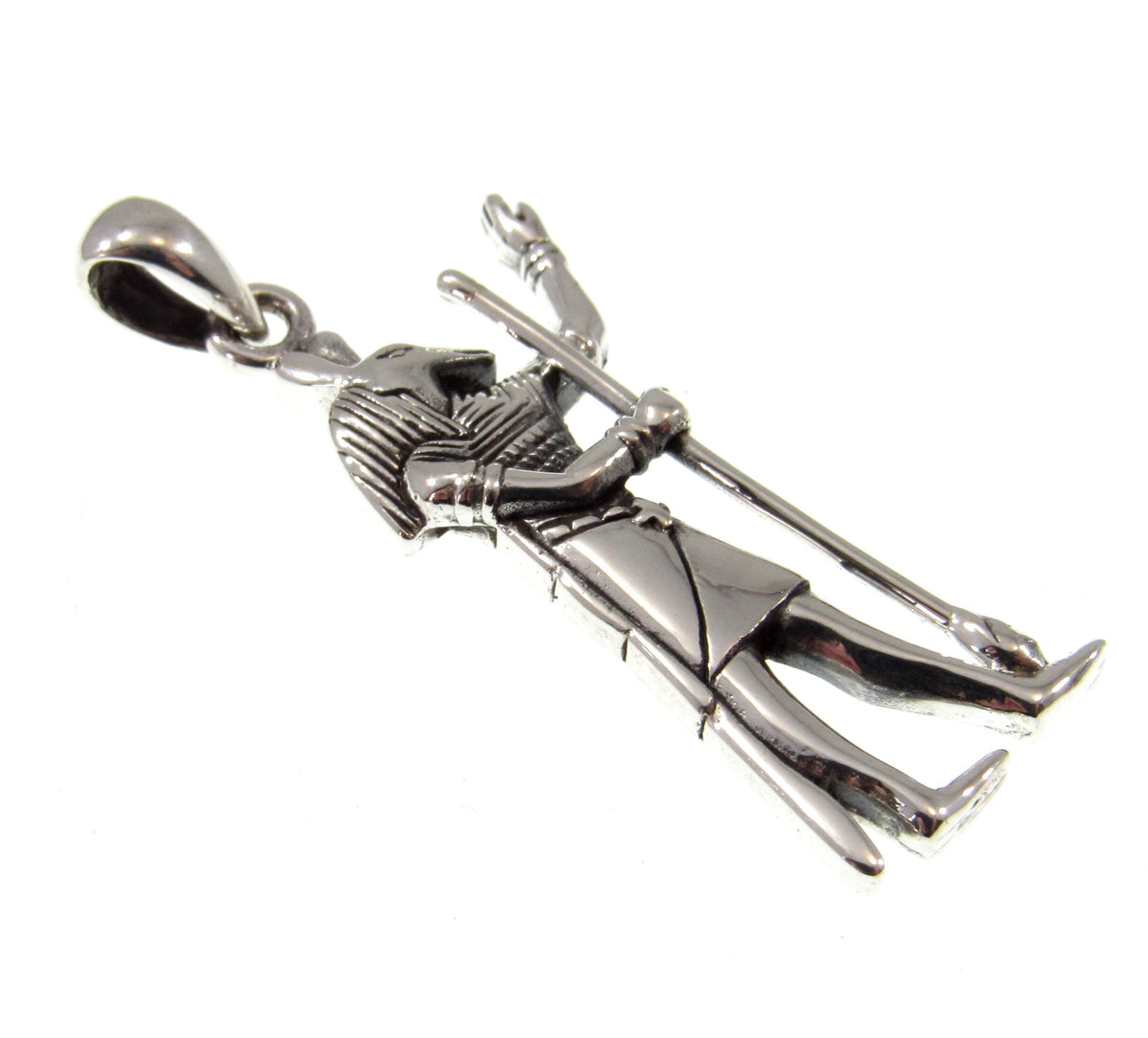 Solid 925 Sterling Silver Ancient Egyptian God SET Pendant, God of Chaos, Creator of Oases, Deity of Storms and War
