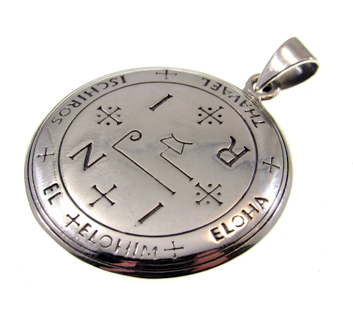 Sigil of the Archangel Thavael Pendant, Seal of King Solomon, Handcrafted Solid 925 Sterling Silver Invoke the Spirit Talisman