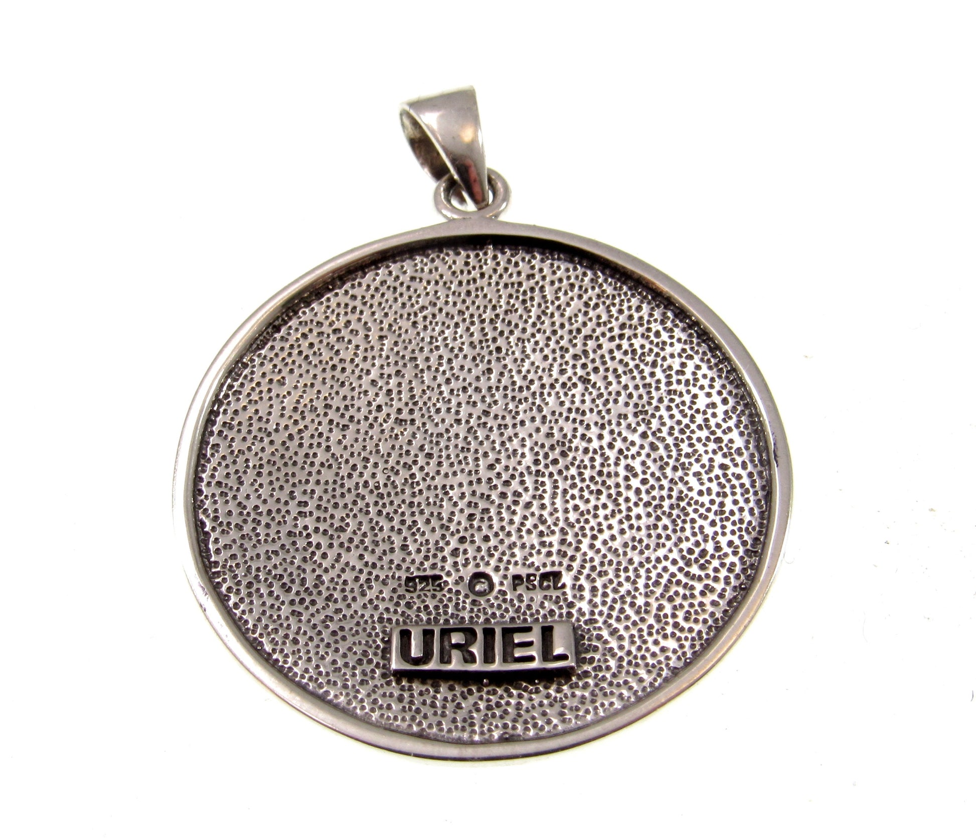 Sigil of the Archangel Uriel Seal of King Solomon Handcrafted Solid 925 Sterling Silver Pendant, Invoke the Spirit Talisman