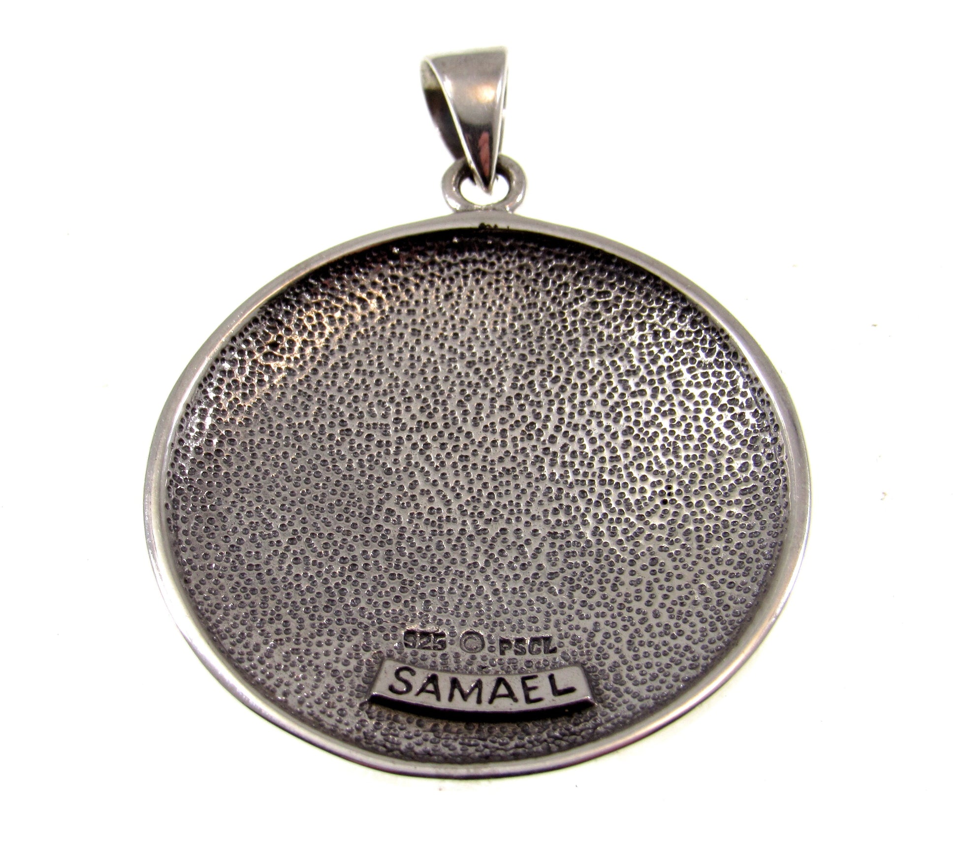 Sigil of the Archangel Samael Seal of King Solomon Handcrafted Solid 925 Sterling Silver Pendant, Invoke the Spirit Talisman