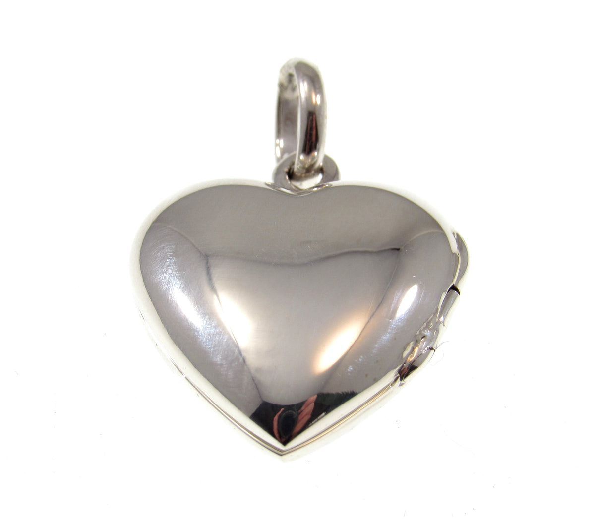 Solid 925 Sterling Silver Cross in Heart Photo Locket, Handcrafted Keepsake Pendant