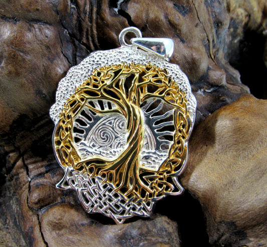 Designed by celebrated artist Courtney Davis, this tree of life pendant is a beautiful and unique interpretation of this sacred tree.