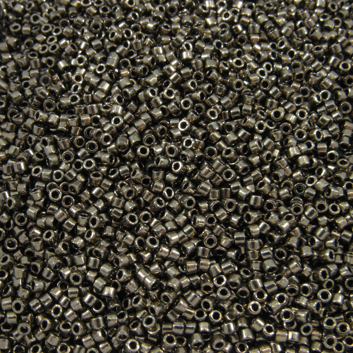 DB0022 11/0 Miyuki Metallic Dark Bronze Delica Seed Beads, 5 Grams Tube, 25 Grams Bag, DB22, DB-22 Japanese Glass Delicas for Jewelry Making