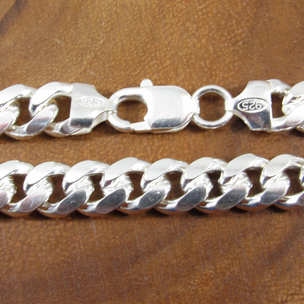 9.2MM Solid 925 Sterling Silver Men's Miami Cuban Link Chain, Mens Heavy Chain, Thick Italian Necklace or Bracelet for Men, Hip Hop Jewelry