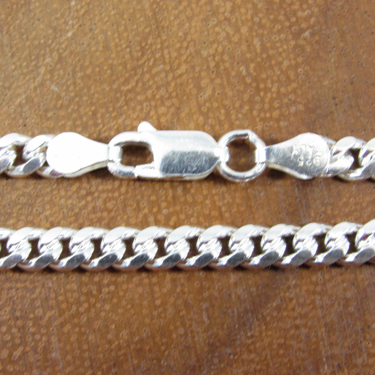 4.2MM Solid 925 Sterling Silver Men's Miami Cuban Link Chain, Mens Heavy Chain, Thick Italian Necklace or Bracelet for Men, Hip Hop Jewelry