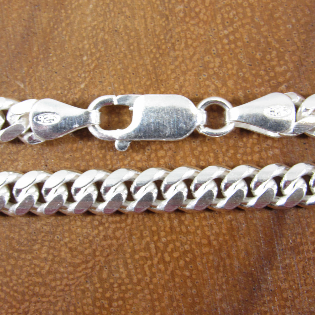 5.5MM Solid 925 Sterling Silver Men's Miami Cuban Link Chain, Mens Heavy Chain, Thick Italian Necklace or Bracelet for Men, Hip Hop Jewelry