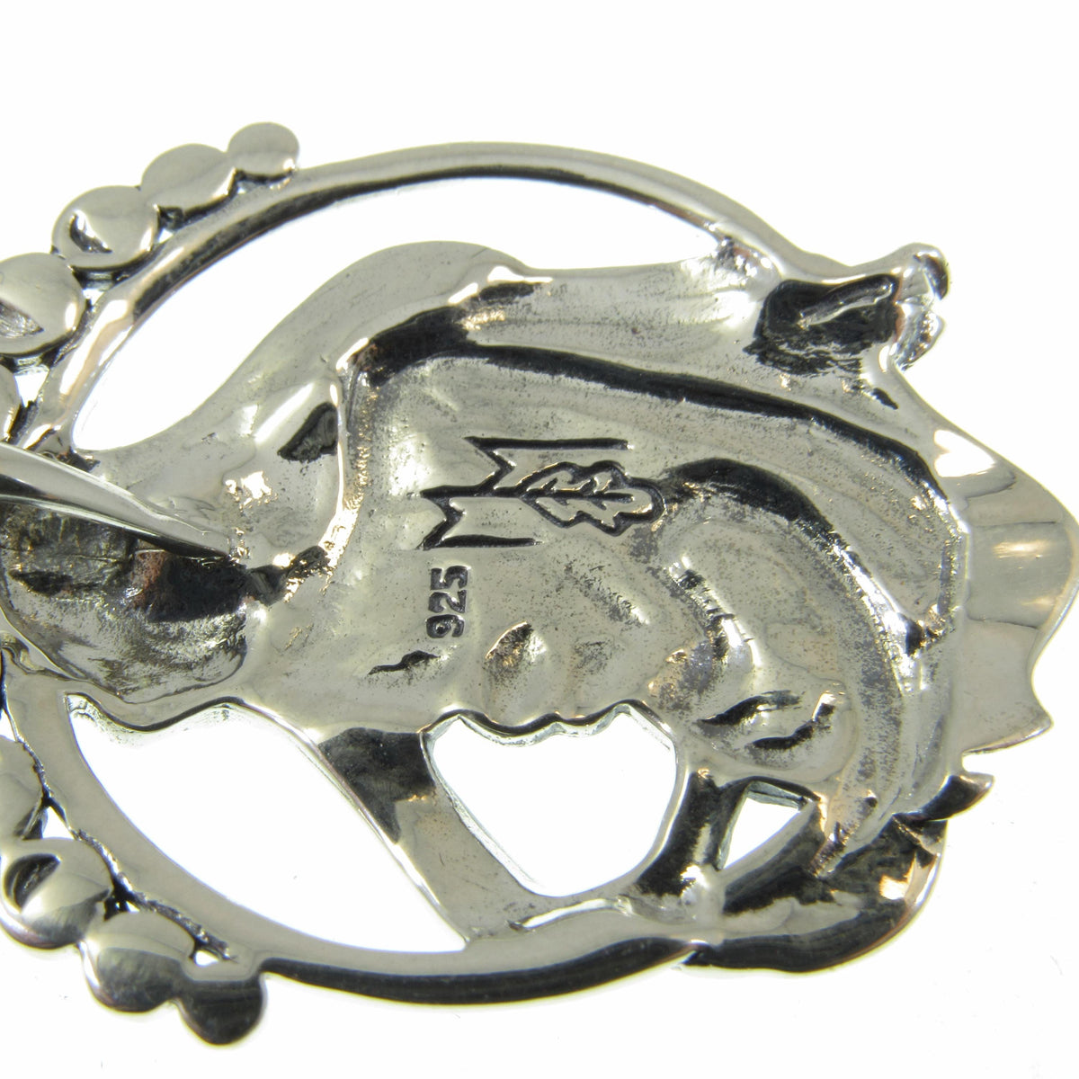 Solid 925 Sterling Silver Moon Phases Goddess Pendant, Lunar Cycle Astrology, Mickie Mueller Jewelry