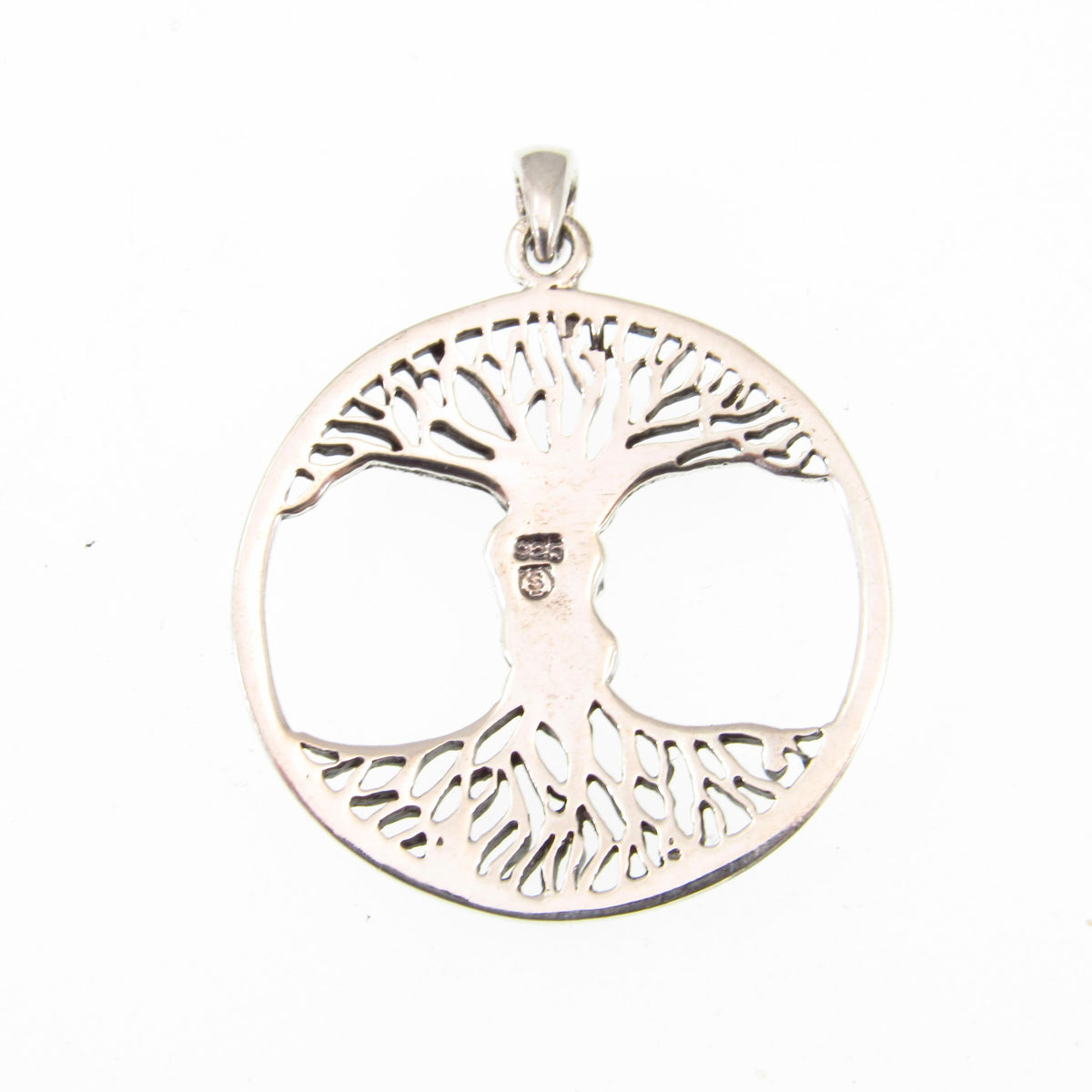 Solid 925 Sterling Silver Lovers Entwined Pendant - Couple Embracing - Tree of Life Pendant, Yggdrasil Amulet, Handcrafted Spiritual Jewelry