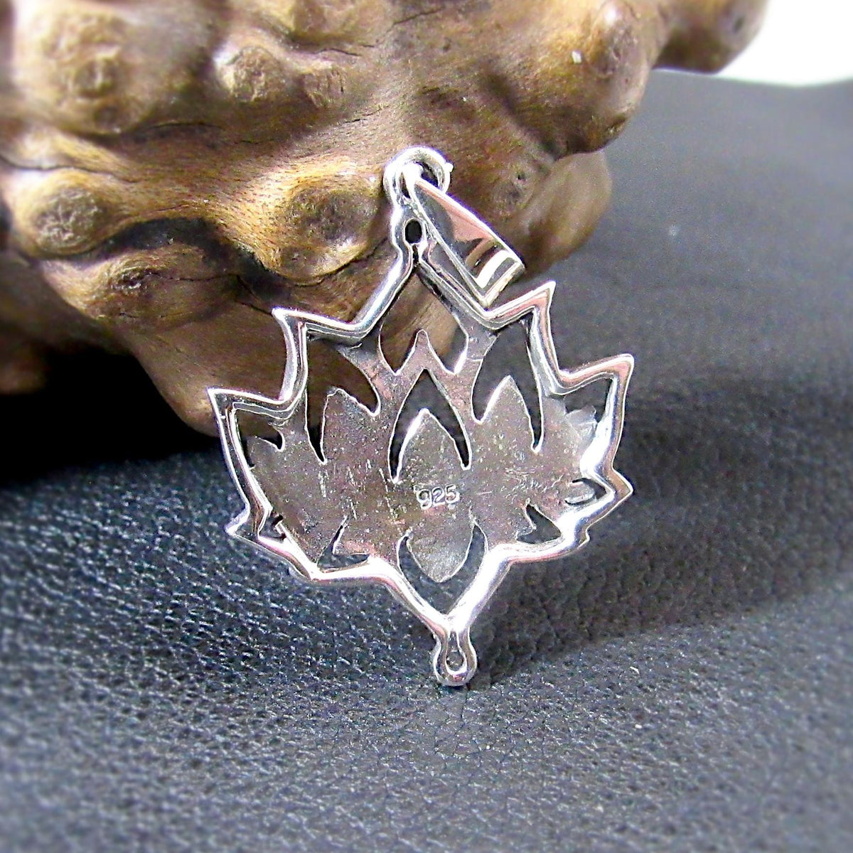 Solid 925 Sterling Silver Lotus Pendant – Spiritual Yoga Jewelry, Boho Flower Necklace Charm, Meditation Symbol, Gift for Women & Men