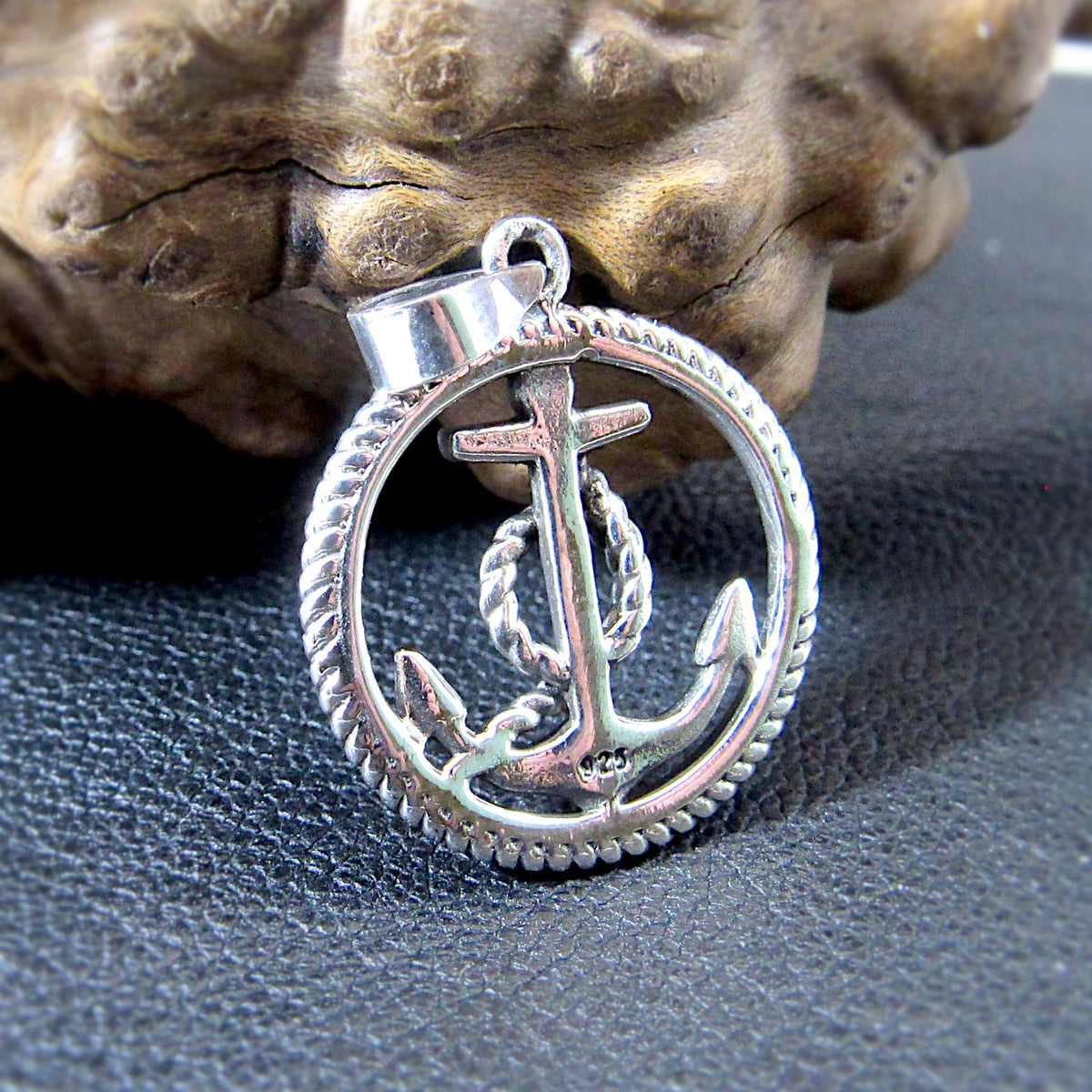 Solid 925 Sterling Silver Anchor Pendant Necklace Charm – Handcrafted Nautical Jewelry for Ocean Lovers & Sailorcore Style – Sea Lover Gift