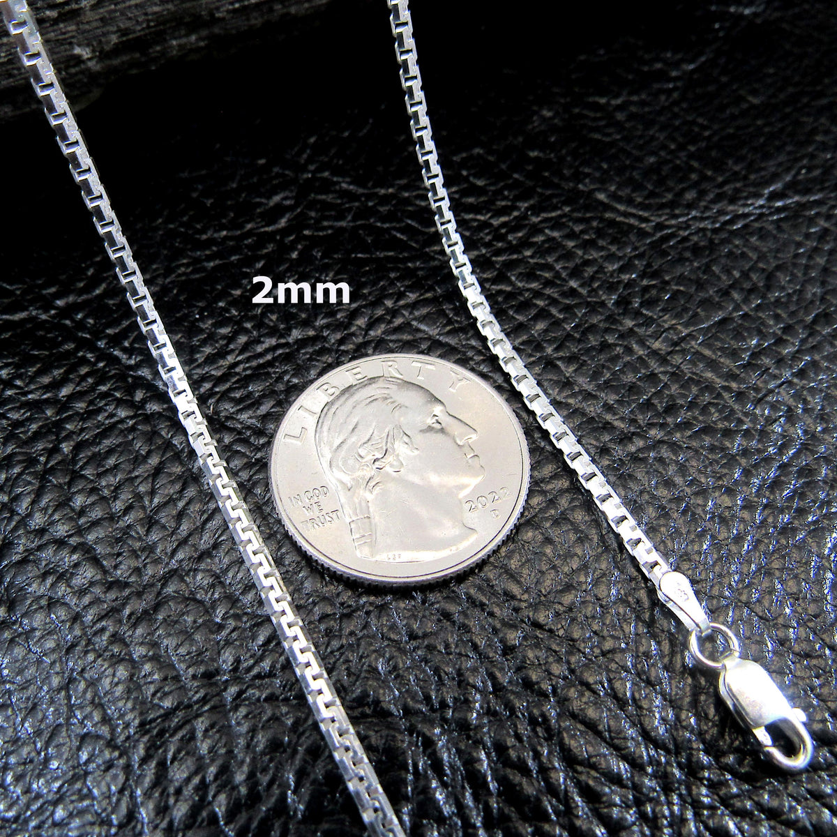 Solid 925 Sterling Silver Italian Box Chain, Diamond Cut Greek Key / Meander Necklace - Chunky Urban Jewelry for Men & Women, Made in Italy