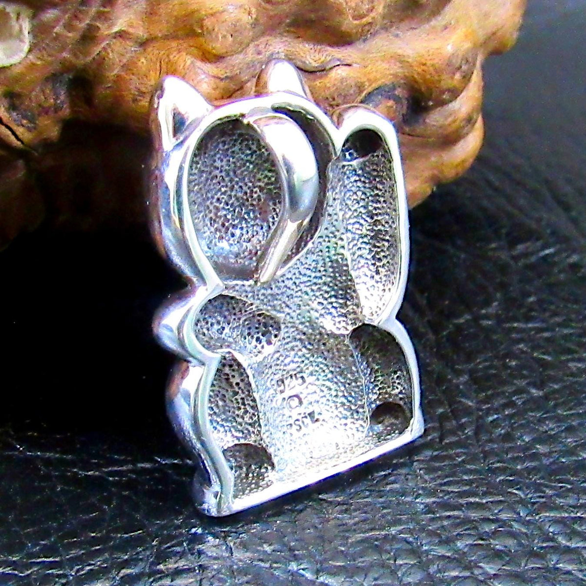 The Lucky Cat Pendant / Solid 925 Sterling Silver / Maneki Neko, Japanese Good Luck Charm Figurine, Prosperity and Fortune Jewelry