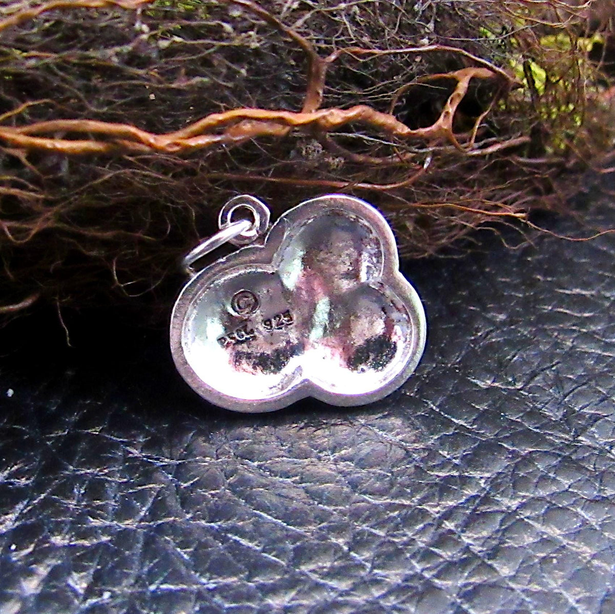 Solid 925 Sterling Silver Celtic Spiral Pendant – Triskele Necklace Charm, Triple Spiral Symbol