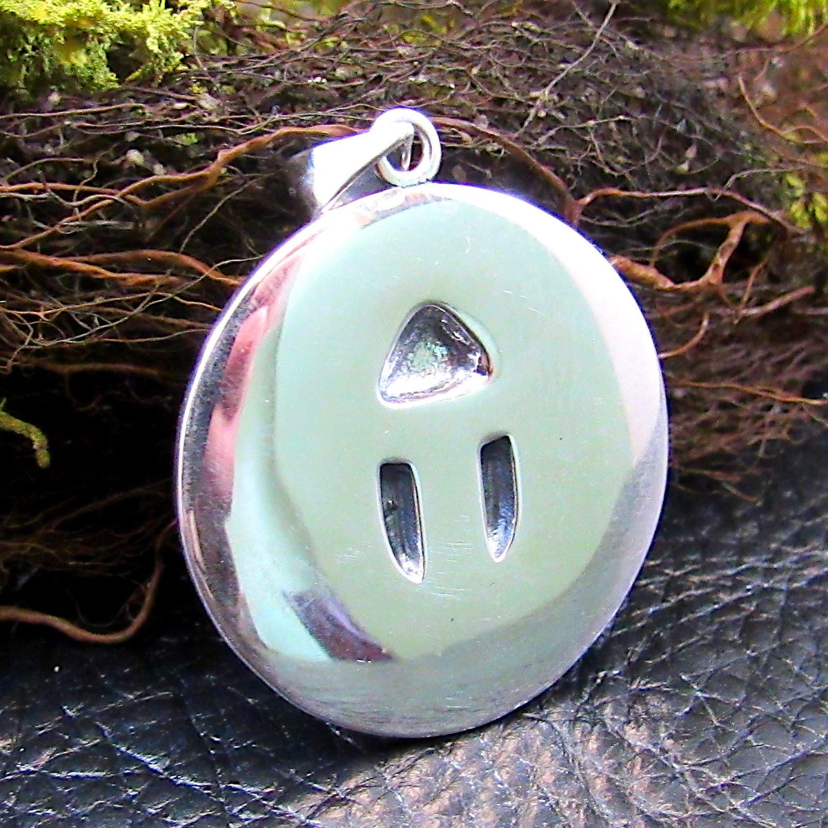 Solid 925 Sterling Silver Spartan Helmet Pendant - Greek Key Warrior Coin Medallion