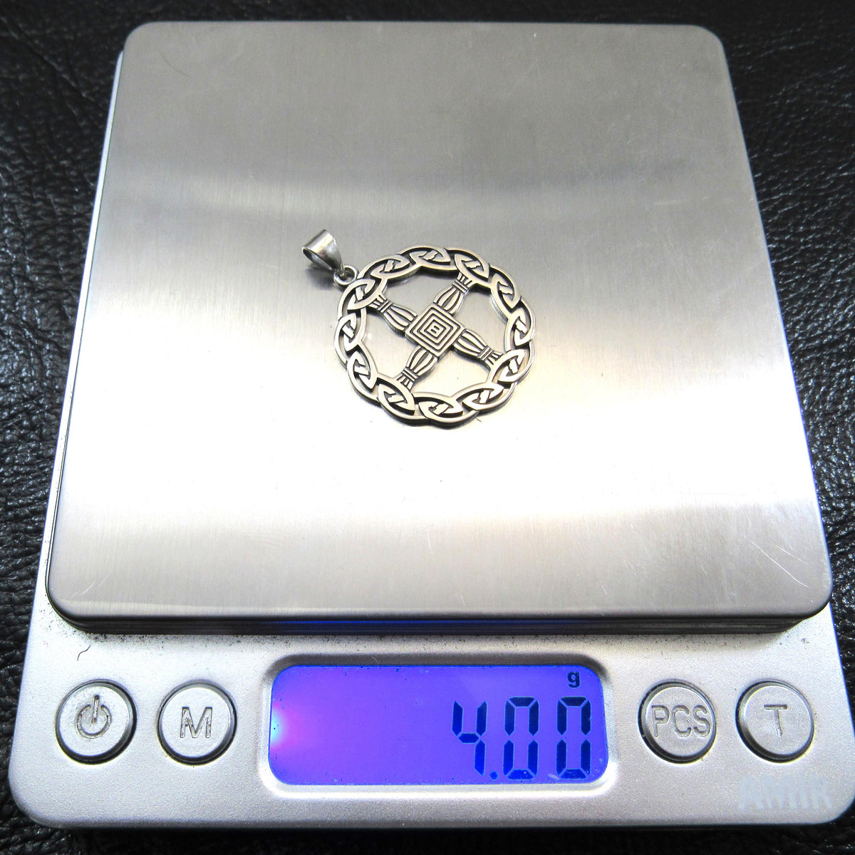 Solid 925 Sterling Silver Brigid’s Cross Pendant - Celtic Protection Amulet - Irish Goddess Jewelry