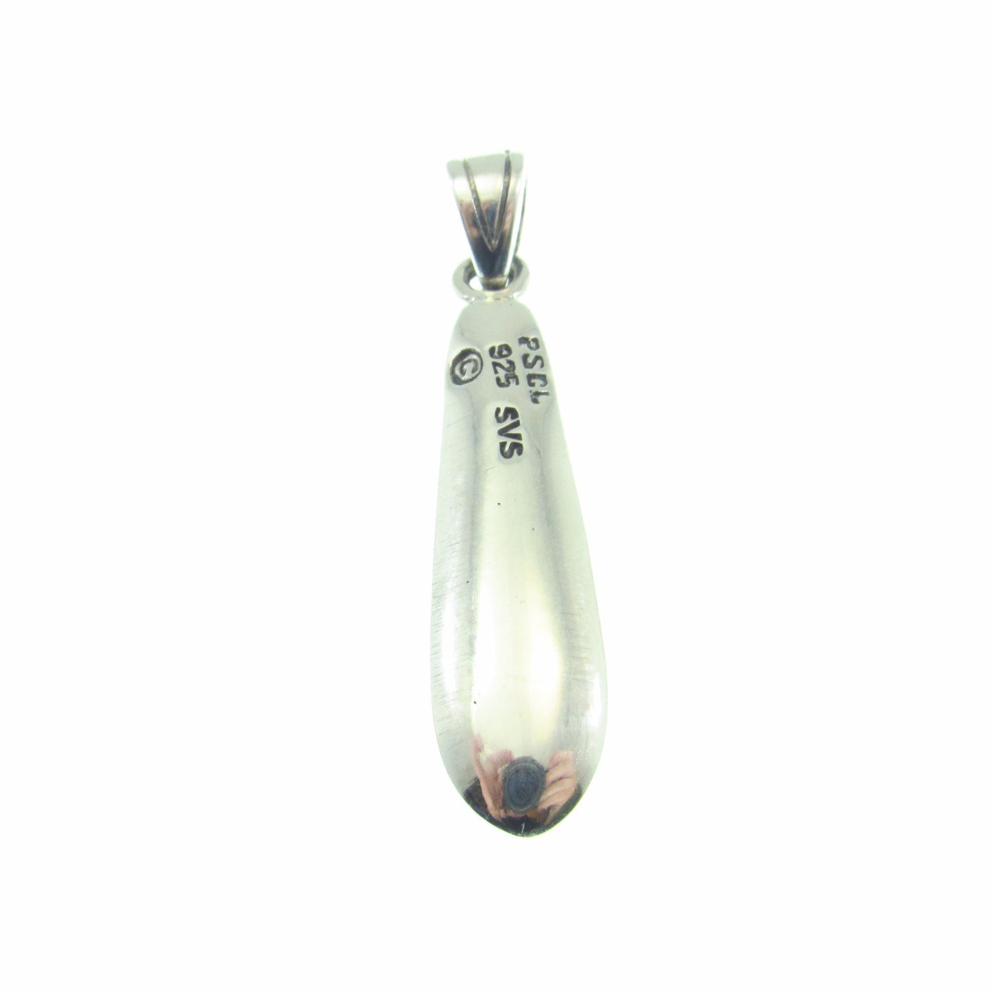 Skimboard with Waves Pendant - Solid 925 Sterling Silver & Blue Enamel Nautical Jewelry Necklace