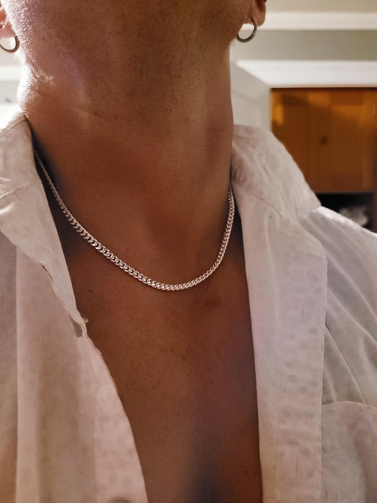 Solid 925 Sterling Silver Miami Cuban Link Chain – Italian Necklace or Bracelet – 3.5mm–9.2mm, 7"-30" Inches, Heavy Cuban Chain for Men