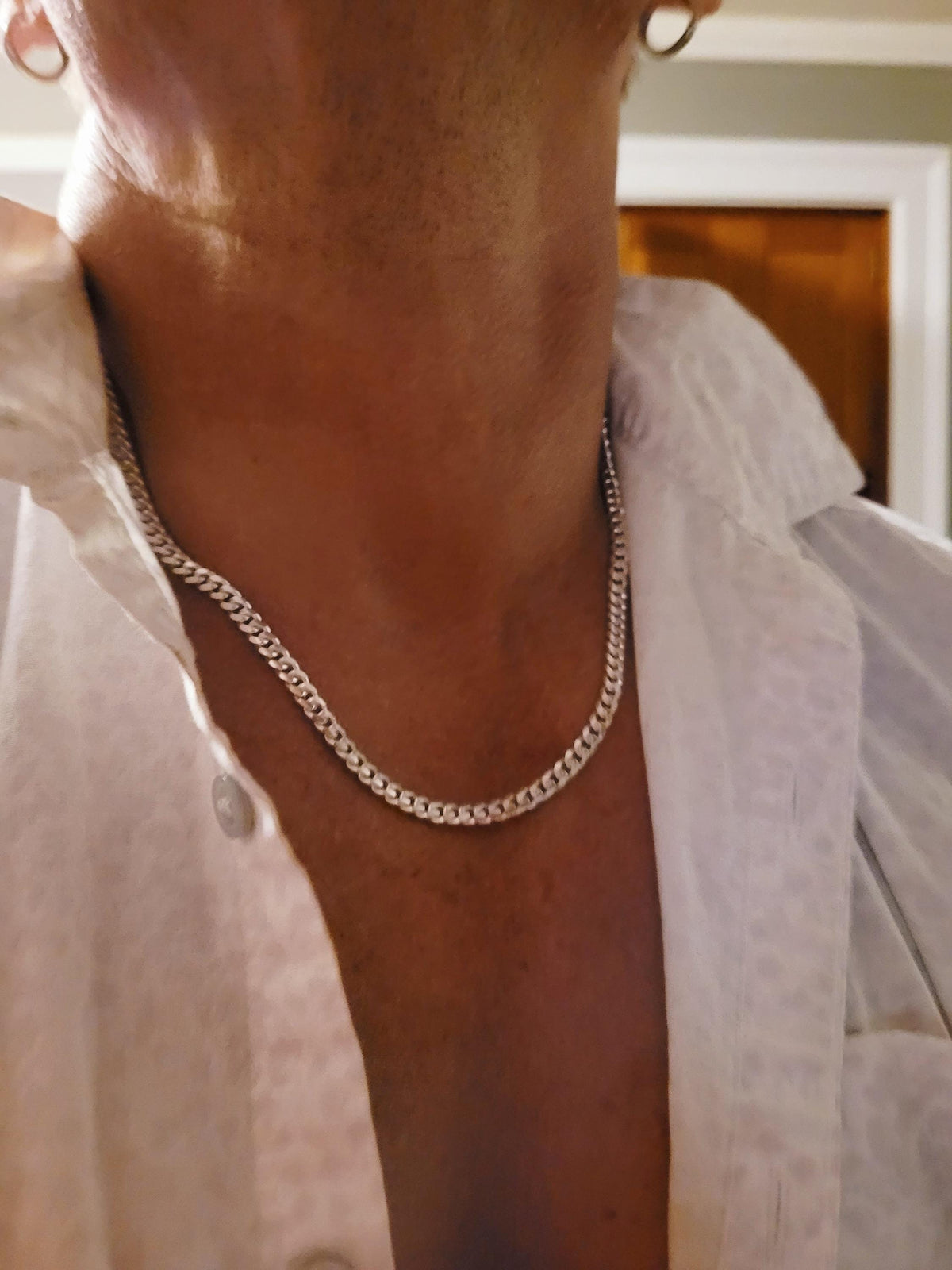 Solid 925 Sterling Silver Miami Cuban Link Chain – Italian Necklace or Bracelet – 3.5mm–9.2mm, 7"-30" Inches, Heavy Cuban Chain for Men