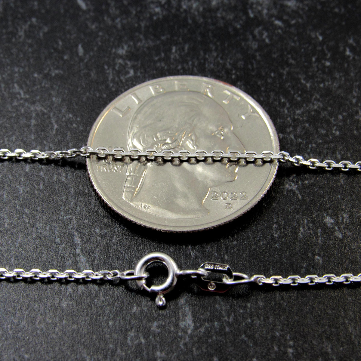 Solid 925 Sterling Silver Anchor Chain Necklace or Bracelet, Italian Cable Chain, Unisex Nautical Jewelry 1.4mm-4mm, 7"-30"