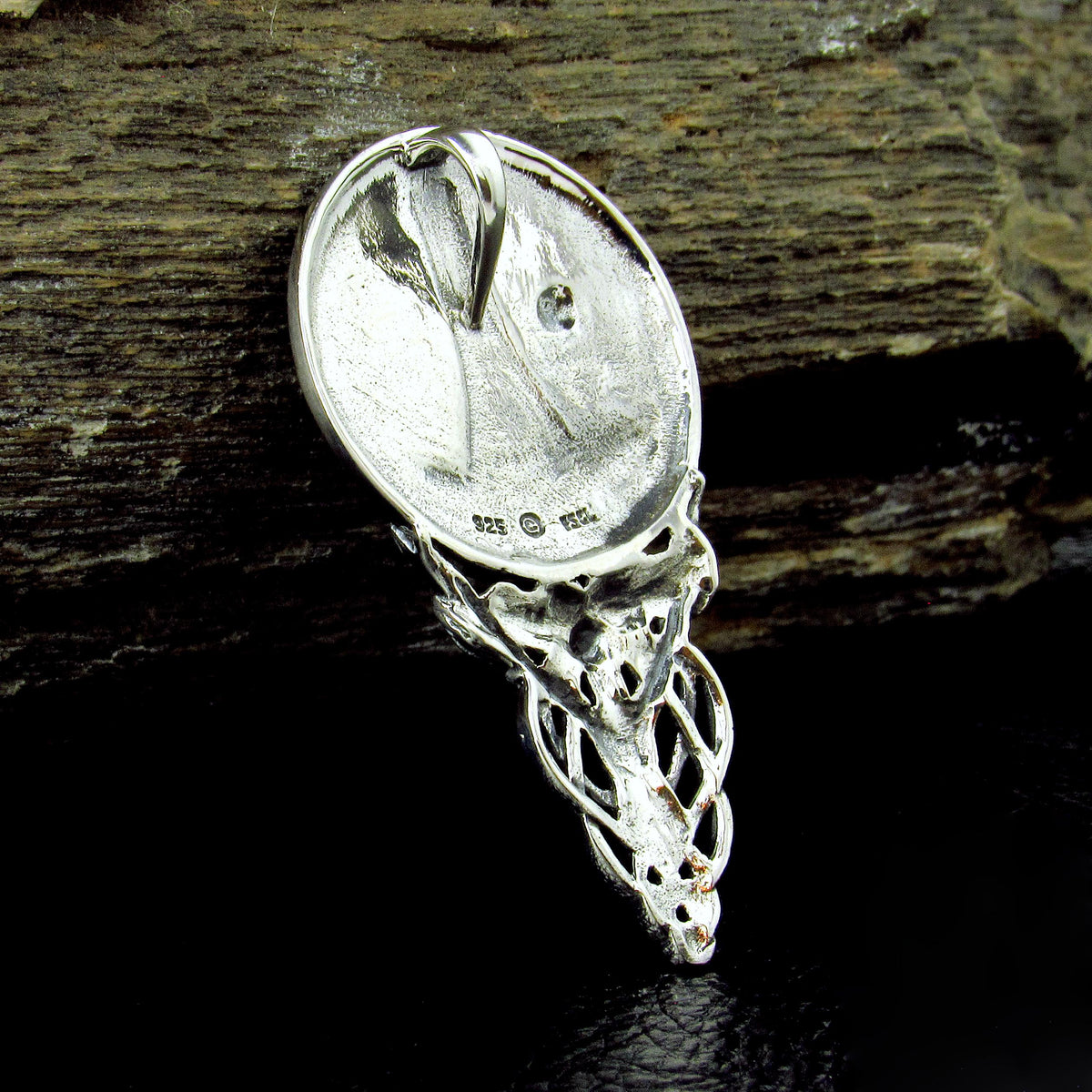 Solid 925 Sterling Silver Goddess Sun Moon & Stars Pagan Amulet, Gothic Celestial Jewelry