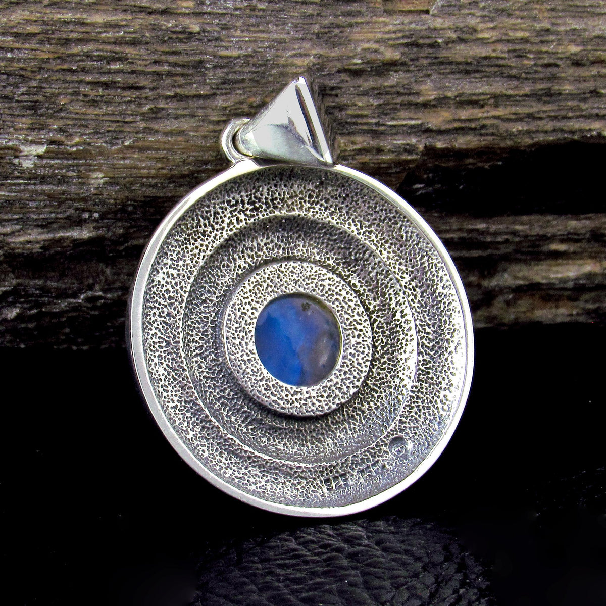 Solid 925 Sterling Silver Wheel of the Year Zodiac Pendant With Amethyst or Moonstone