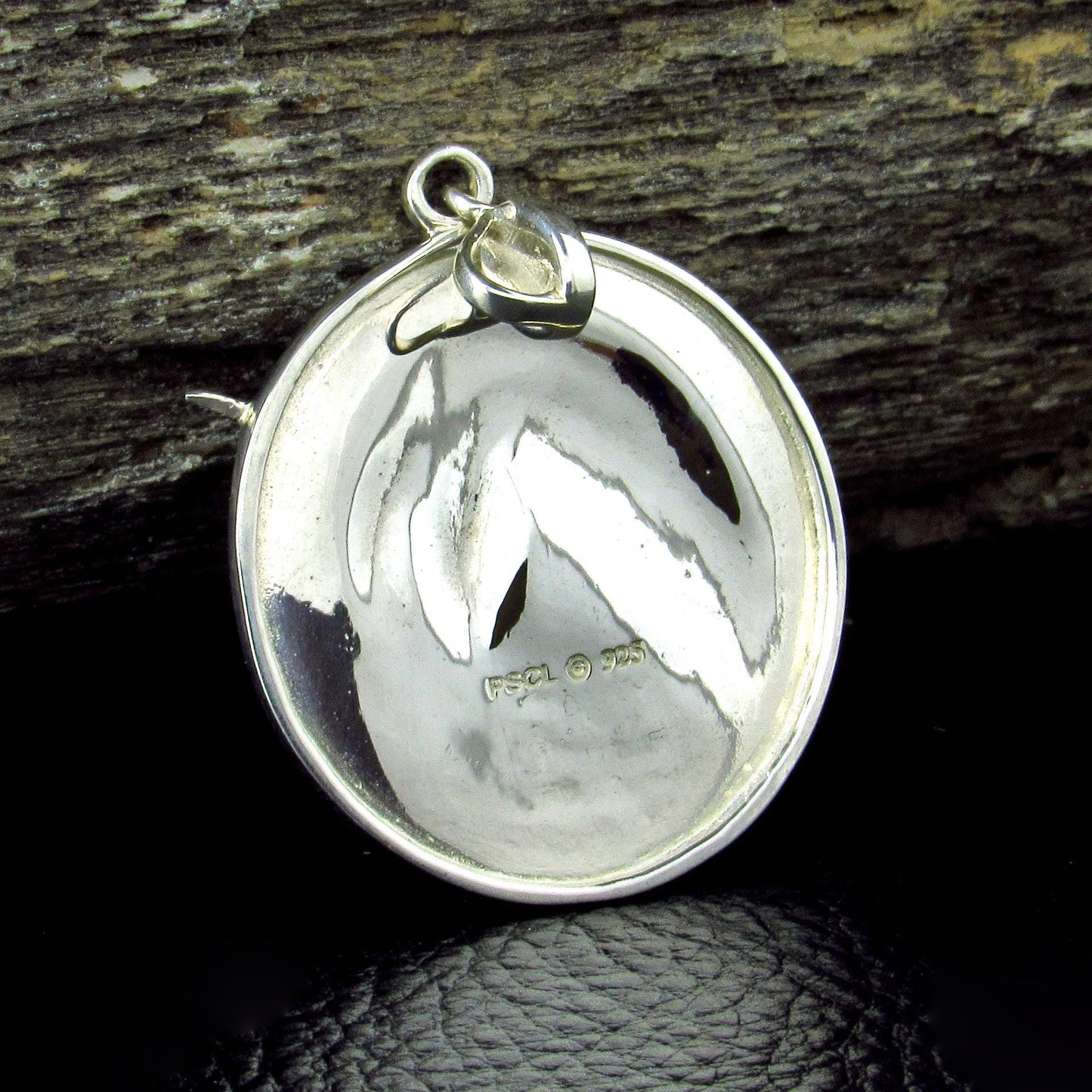 Solid 925 Sterling Silver Celtic Unicorn Pentacle Pendant, Blue Enamel & Sapphire Pagan Amulet