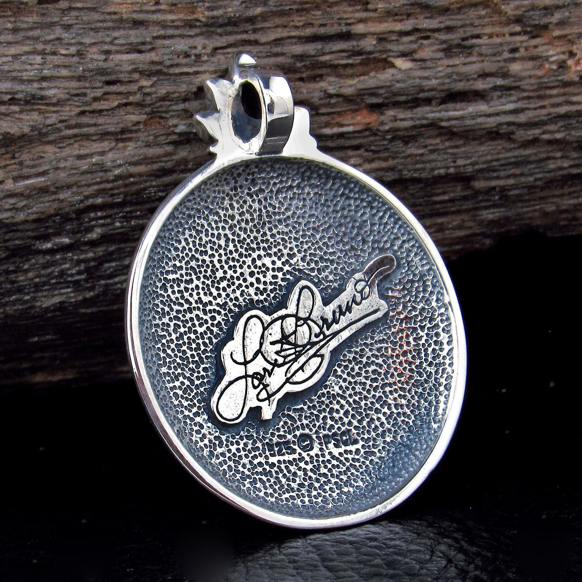 Solid 925 Sterling Silver Witch's Pentacle Pendant with Black Spinel Gemstone, Wisdom Integrity Truth Courage Honor Wisdom WITCH