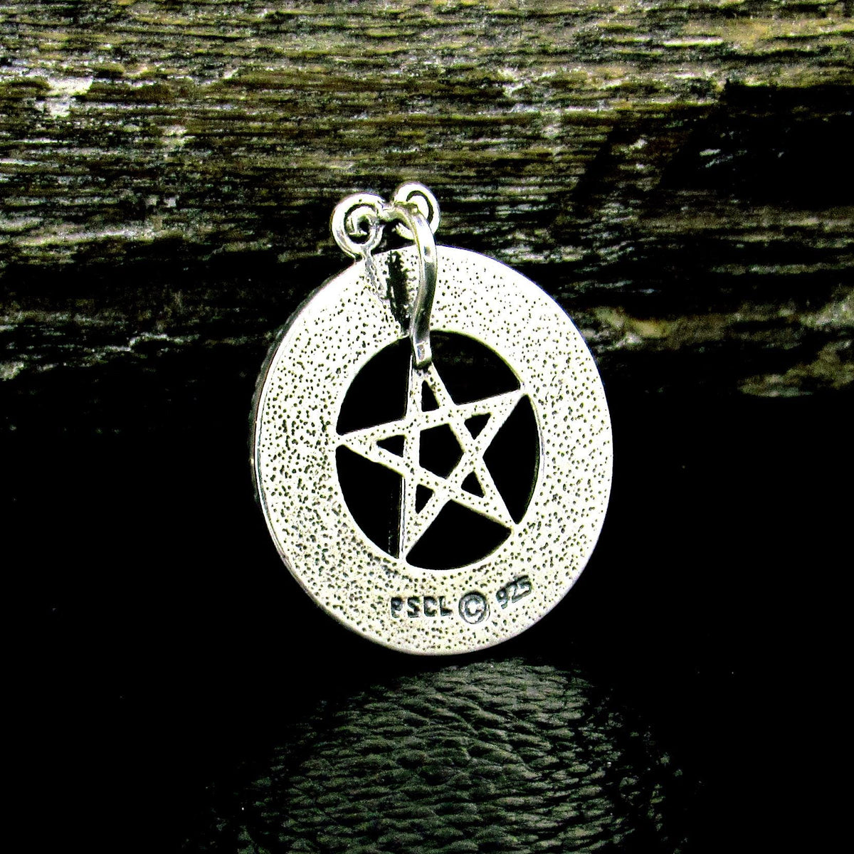 Solid 925 Sterling Silver Pentacle Pendant – Celtic Knot Wiccan Pentagram Amulet, Pagan Talisman