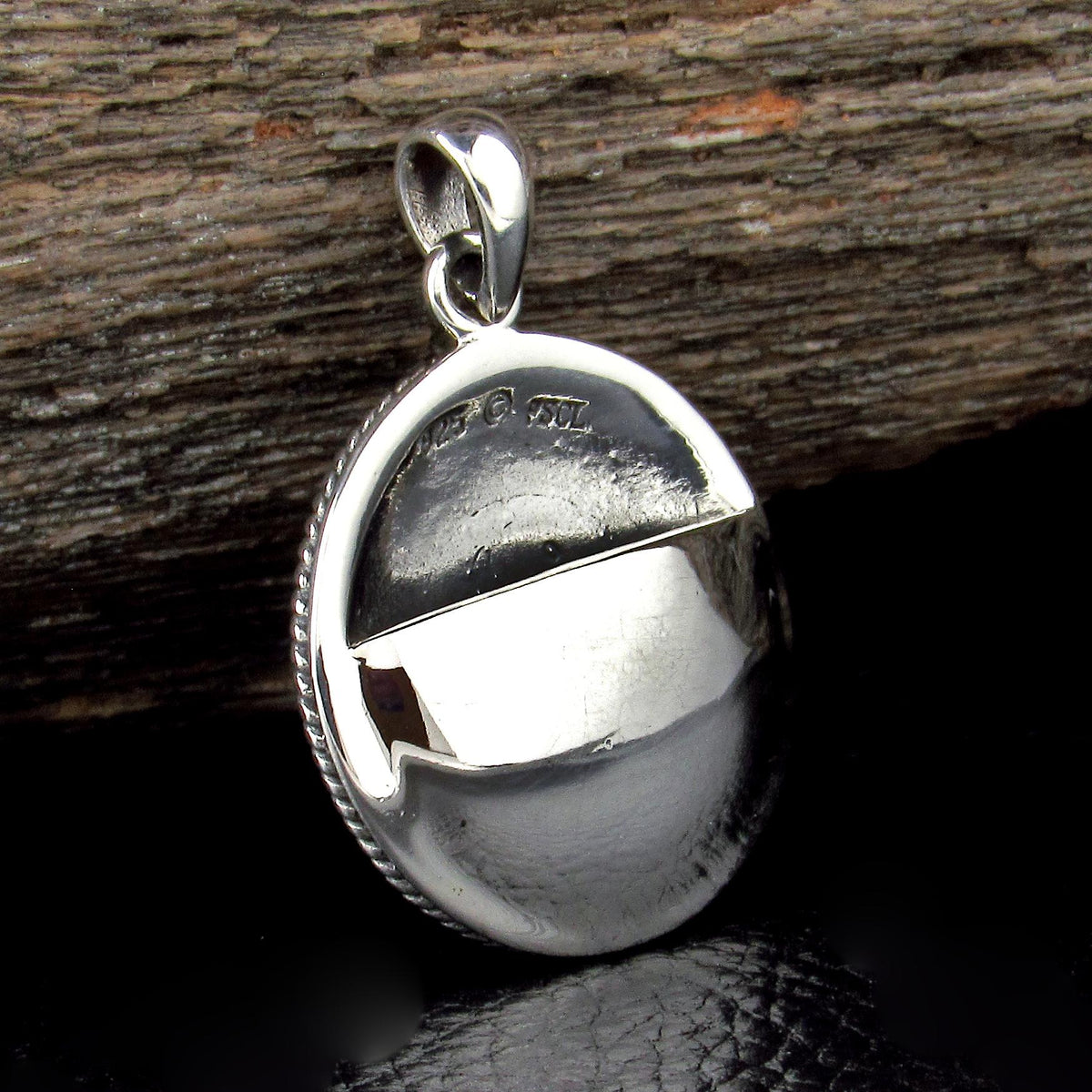 Solid 925 Sterling Silver Aromatherapy Pomander Diffuser, Pentacle Pentagram Locket Pendant, Essential Oil Amulet