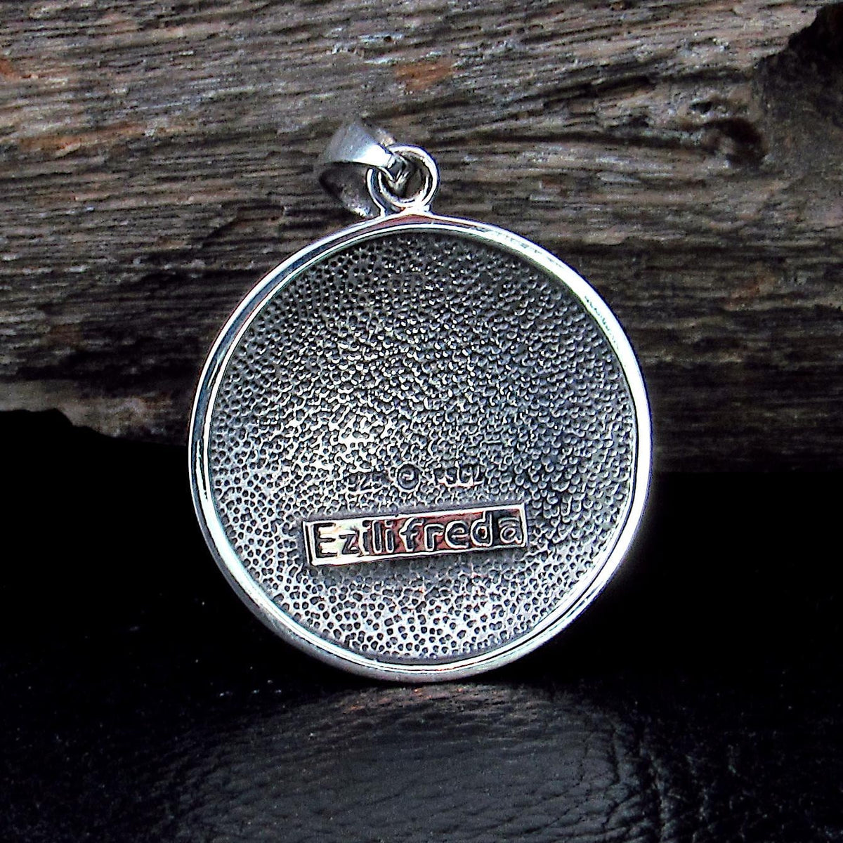 Solid 925 Sterling Silver Ezili Freda Veve Pendant, Haitian Vodou Amulet
