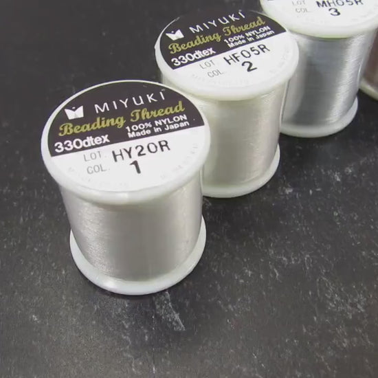 Earth Pack Miyuki Beading Thread 50m Nylon Cord Kit for Delicas Bead Weaving